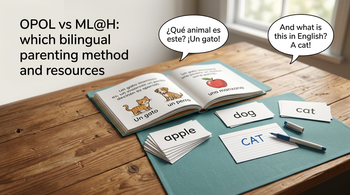 OPOL vs ML@H: which bilingual parenting method and resources