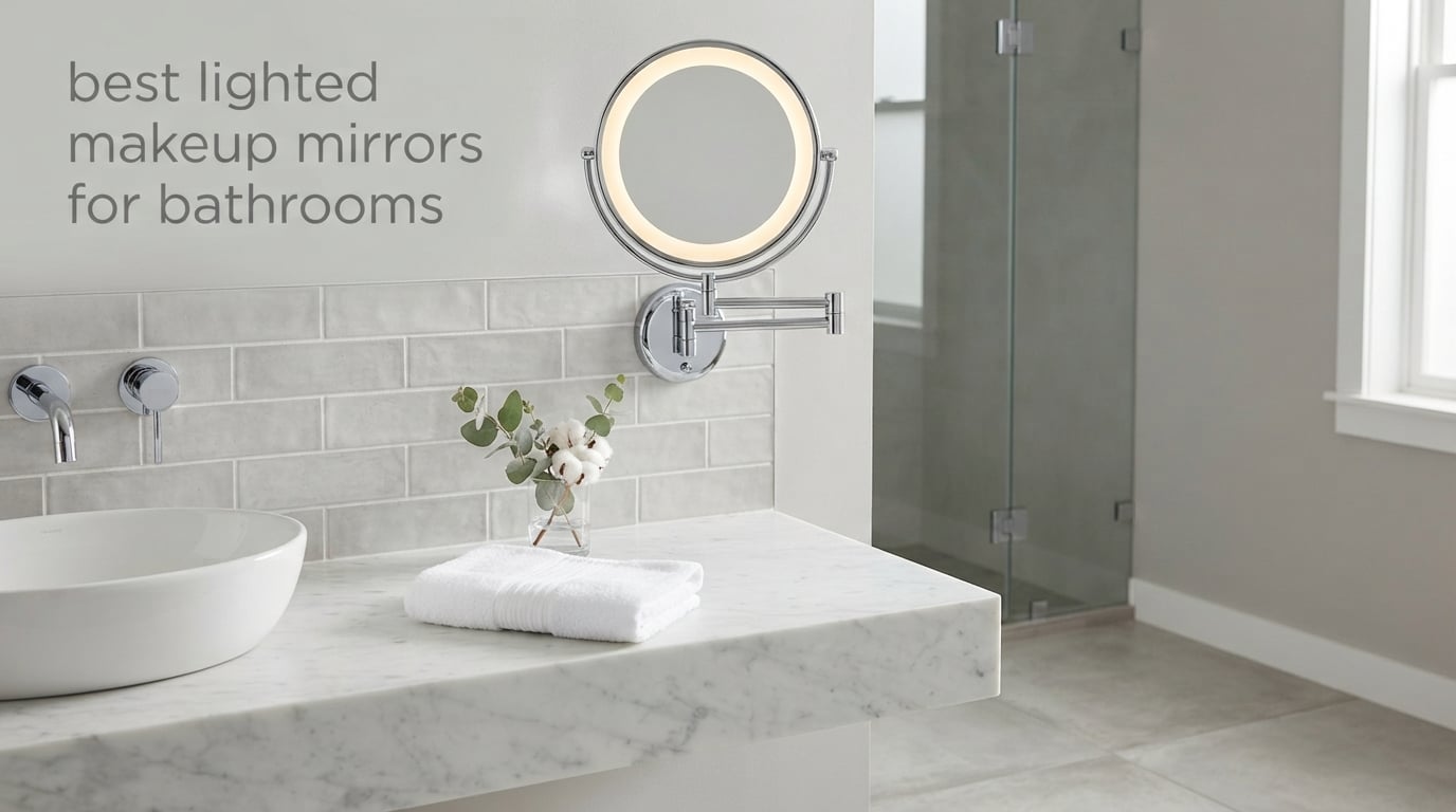 best lighted makeup mirrors for bathrooms